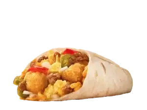 Jr. Sausage, Egg and Cheese Breakfast Burrito