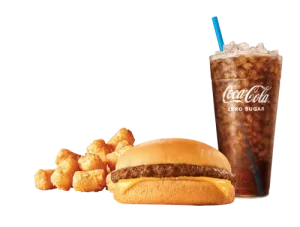 Plain SONIC® Cheeseburger Combo