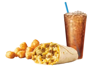 Sausage Breakfast Burrito Combo