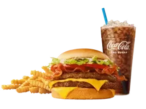 SuperSONIC Bacon Double Cheeseburger Combo