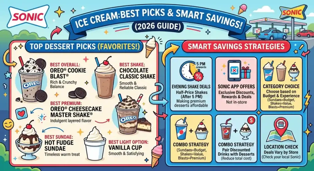 Sonic Ice Cream Menu