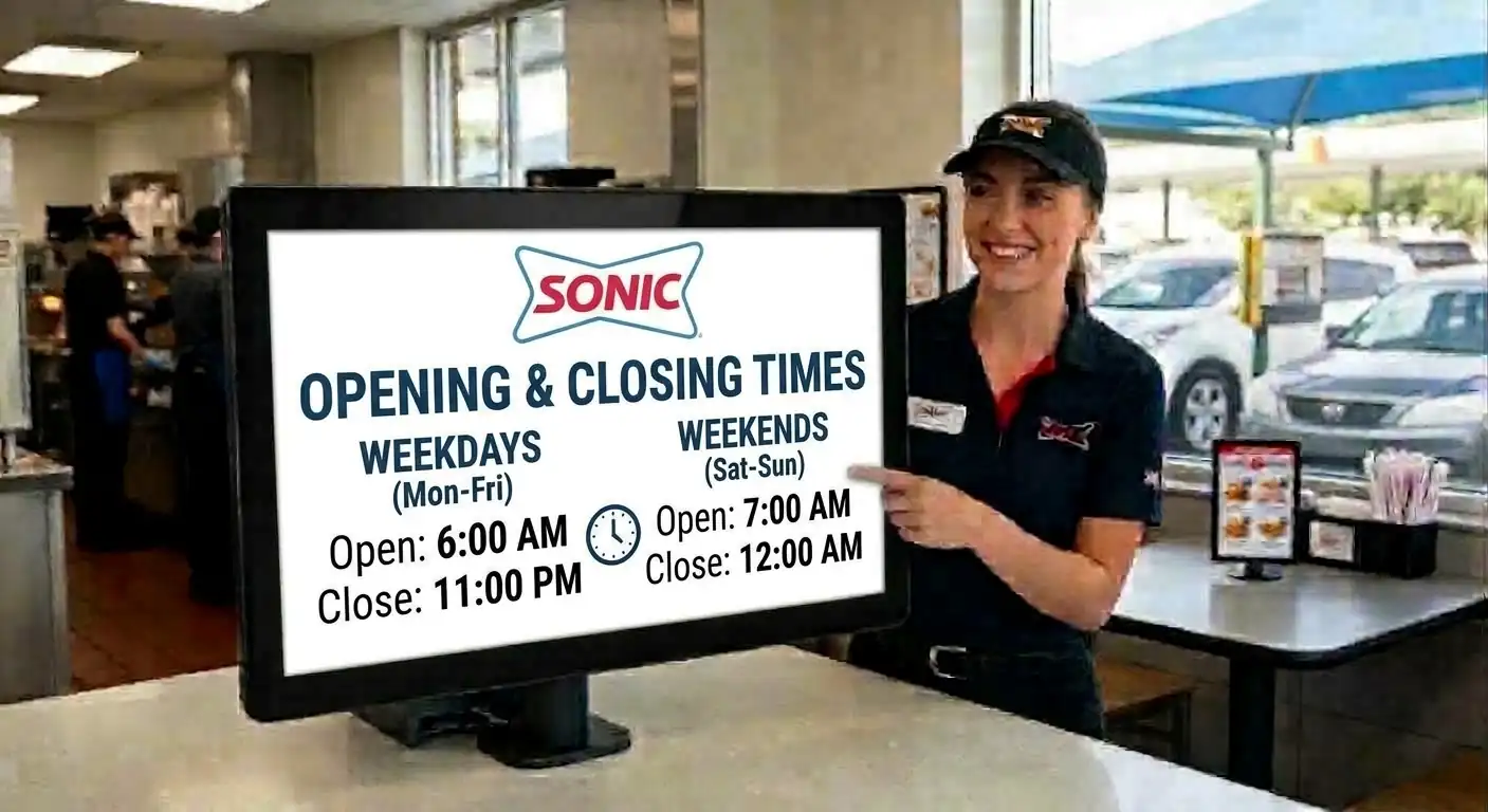Sonic Opening & Closing Times