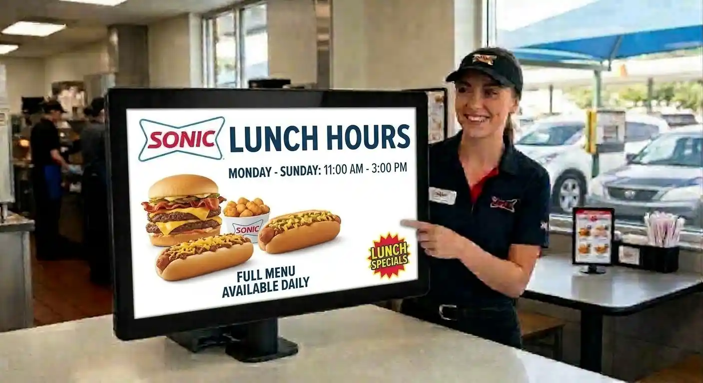 Sonic lunch hours