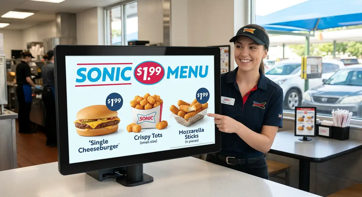 sonic 1.99$ menu